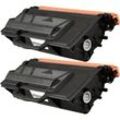 2 Alternativ Toner ersetzt Brother TN-3480 Doppelpack schwarz