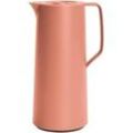 EMSA Isolierkanne 1 Liter MOTIVA, Terracotta - Edelstahl 18/10 - ABS Kunststoff - Glas - 1 Liter