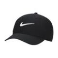 Nike Dri-FIT Club strukturierte Swoosh-Cap - Schwarz