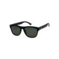 Sonnenbrille QUIKSILVER "Tagger Polarized", Damen, schwarz (schwarz, grün plz), Brillen