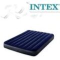 Intex Luftbett 191x137x22 cm blau Gästebett Luftmatratze