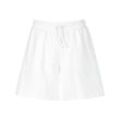 Bermudas Rina Green Cotton weiss