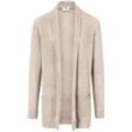 Cardigan aus 100% Schurwolle Peter Hahn beige