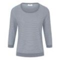 Rundhals-Pullover aus 100% SUPIMA®-Baumwolle Peter Hahn blau