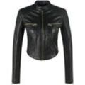 Lederjacke Batman PINKO schwarz