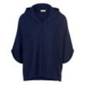 Hoodie-Pullover aus Schurwolle und Kaschmir include blau