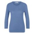 Rundhals-Pullover aus 100% Premium-Kaschmir Peter Hahn Cashmere blau