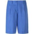 Bermudas aus 100% Leinen PETER HAHN PURE EDITION blau