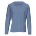 Rundhals-Pullover aus Schurwolle und Kaschmir include blau