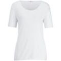 Rundhals-Shirt langem 1/2-Arm Peter Hahn weiss