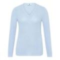 V-Pullover Anna Aura blau