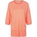 Rundhals-Pullover aus Kaschmir und Seide include orange