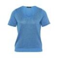 V-Pullover Emilia Lay blau