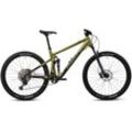 Mountainbike GHOST "Riot Trail AL" Gr. 42, grün (grün, schwarz), Fahrräder, 42cm, 27,5 Zoll (69,85cm), für Damen und Herren, Kettenschaltung