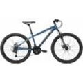 Mountainbike BIKESTAR Fahrräder Gr. 38 cm, 26 Zoll (66,04 cm), blau für Damen und Herren, Kettenschaltung