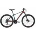 Mountainbike BIKESTAR Gr. 41, grün, Fahrräder, 41cm, 26 Zoll (66,04cm), für Damen und Herren, Kettenschaltung