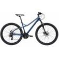 Mountainbike BIKESTAR Fahrräder Gr. 43 cm, 27,5 Zoll (69,85 cm), blau für Damen und Herren, Kettenschaltung