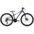 Mountainbike BIKESTAR Gr. 33, blau, Fahrräder, 33cm, 26 Zoll (66,04cm), für Damen und Herren, Kettenschaltung