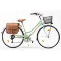 Cityrad VENICE - I LOVE ITALY "Citybike 605 Lady" Fahrräder Gr. 46 cm, 28 Zoll (71,12 cm), grün (mint, grau) Alle Fahrräder für Damen, Kettenschaltung