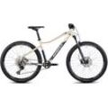 Mountainbike GHOST "Lanao Pro 27.5 AL" Gr. 36, beige (beige, dunkelblau), Fahrräder, 36cm, 27,5 Zoll (69,85cm), für Damen und Herren, Kettenschaltung