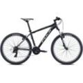 Mountainbike FUJI BIKES "Fuji Nevada 26 1.9 V" Gr. 38, schwarz (schwarz, schwarz), Fahrräder, Kinder, 38cm, 26 Zoll (66,04cm), für Damen und Herren, Kettenschaltung