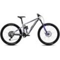 Mountainbike GHOST "Riot AM AL Full Party" Gr. 49, silber (silberfarben, violett), Fahrräder, 49cm, 29 Zoll (73,66cm), für Damen und Herren, Kettenschaltung