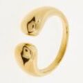 750er vergoldeter Ring aus Edelstahl