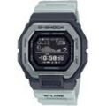 Smartwatch CASIO G-SHOCK "GBX-100TT-8ER", grau (hellgrau), Smartwatches, Armbanduhr, Herrenuhr, Bluetooth, Stoppfunktion, Mondphase