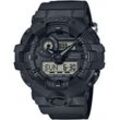 Chronograph CASIO G-SHOCK, schwarz, Armbanduhren, Herren, Quarzuhr, Armbanduhr, Herrenuhr, digital, Weltzeit, Stoppfunktion