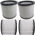 Trade-shop - 2x Rund-Filter Lamellenfilter Patrone für Aqua Vac az 90304-75, Aqua Vac az 90306-12A, Aqua Vac az 91951-10, Aqua Vac Max 630, Aqua Vac