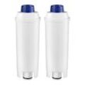 Trade-shop - 2x Wasser-Filter für DeLonghi ecam 45.766.B 45.766.W 21.110.B 21.110.W 22.110.B 21.116.B 21.116.SB 21.117.B 21.117.SB 22.110.SB /