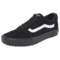 Sneaker VANS "Ward VansGuard", Gr. 40, schwarz, Leder, sportlich, Schuhe Skaterschuh Sneaker low