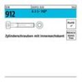 Zylinderschraube DIN 912 m.Innensechskant M 8 x 55 A 2 (- 70)