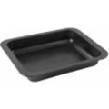 Ofenbackform (33 x 5,5 x 25 cm) special cooking, rechteckige Ofenform mit Antihaftbebeschichtung, Backform mit extra hohem Rand (Farbe: Schwarz),