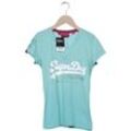 Superdry Damen T-Shirt, grün, Gr. 34