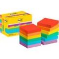 Post-it® Playful Haftnotizen extrastark farbsortiert, 12 Blöcke