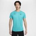 Rafa Challenger Nike Dri-FIT Kurzarm-Tennisoberteil für Herren - Grün