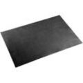 Durable 730501 Schreibunterlage aus hochwertigem, soften Leder, 650 x 450 mm, rutschfest, Made in Germany, schwarz