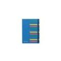 Ordnungsmappe Deskorganizer Classic DIN A4 Pressspan Farbe: blau Farbe des Fächerblocks: mehrfarbig 12 Fächer