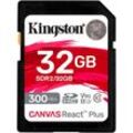 Kingston - SD-Card Canvas React Plus 32GB