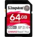 SD-Card Canvas React Plus 64GB - Kingston