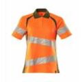 Mascot - Damen-Polo-shirt 19093-771-1433 Gr. 3XL hi-vis orange/moosgrün