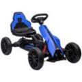 Gokart, Kinderfahrzeug mit verstellbarem Sitz, Tretfahrzeug, Blau