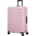 Hartschalen-Trolley AMERICAN TOURISTER "NOVASTREAM, 77 cm" Gr. B/H/T: 51,5 cm x 77 cm x 29,5 cm 103 l, pink (soft pink) Koffer Reisekoffer Großer TSA-Zahlenschloss Volumenerweiterung