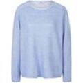 Rundhals-Pullover Peter Hahn blau, 42