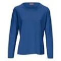 Rundhals-Pullover aus Schurwolle und Kaschmir include blau, 44