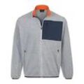 Fleecejacke Authentic Klein grau, 52