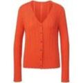 Strickjacke Peter Hahn orange, 52