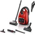 BOSCH Bodenstaubsauger "ProAnimal Serie 6, BGL6TPET" Staubsauger Ideal für Haustierbesitzer rot (tornado rot)