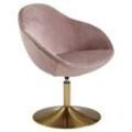 WOHNLING Loungesessel WL6.204 Samt rosa